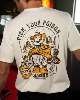Sendero Provisions Co. Pick Your Poison Short Sleeve T-Shirt - Vintage White