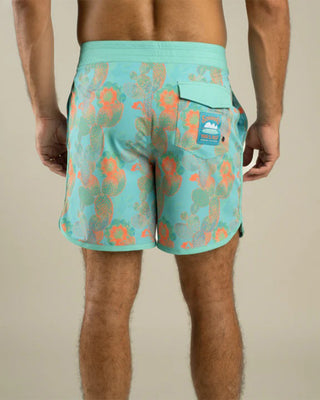 Sendero Provisions Co. Point Bar Boardshort - Nopal Cosmico Verde Vivo
