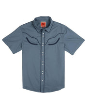 Sendero Provisions Co. The Prescott Western Shirt - Faded Navy