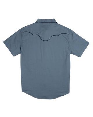 Sendero Provisions Co. The Prescott Western Shirt - Faded Navy
