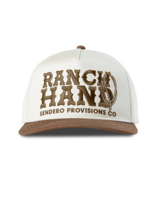 Sendero Provisions Co. Ranch Hand Hat - Cream/Brown