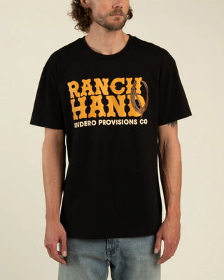 Sendero Provisions Co. Ranch Hand Vintage Short Sleeve T-Shirt - Black