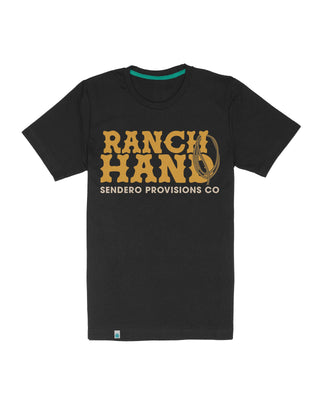 Sendero Provisions Co. Ranch Hand Vintage Short Sleeve T-Shirt - Black