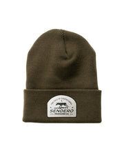 Sendero Provisions Co. Santa Fe Beanie - Chupacabra/Army Green