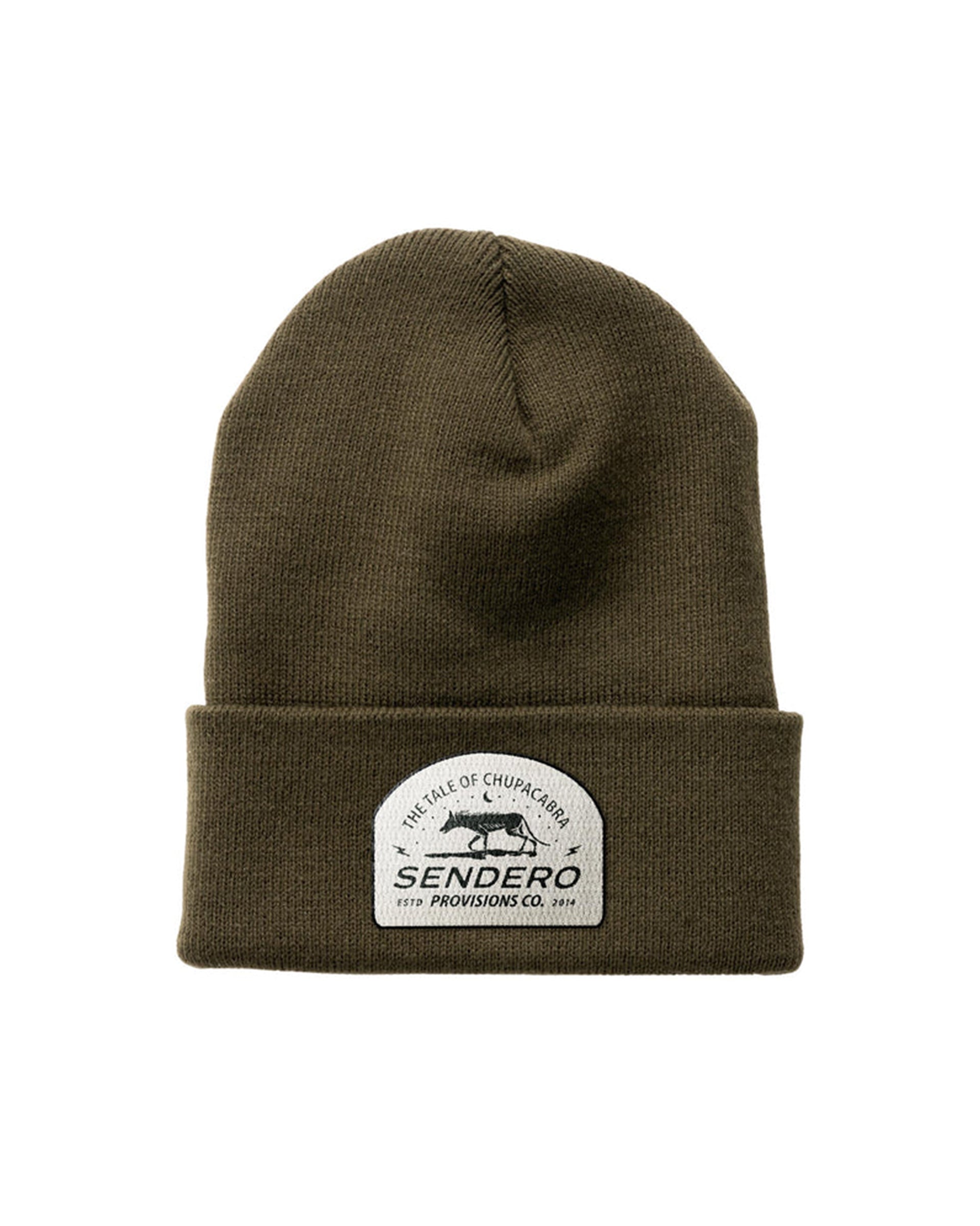 Sendero Provisions Co. Santa Fe Beanie - Chupacabra/Army Green