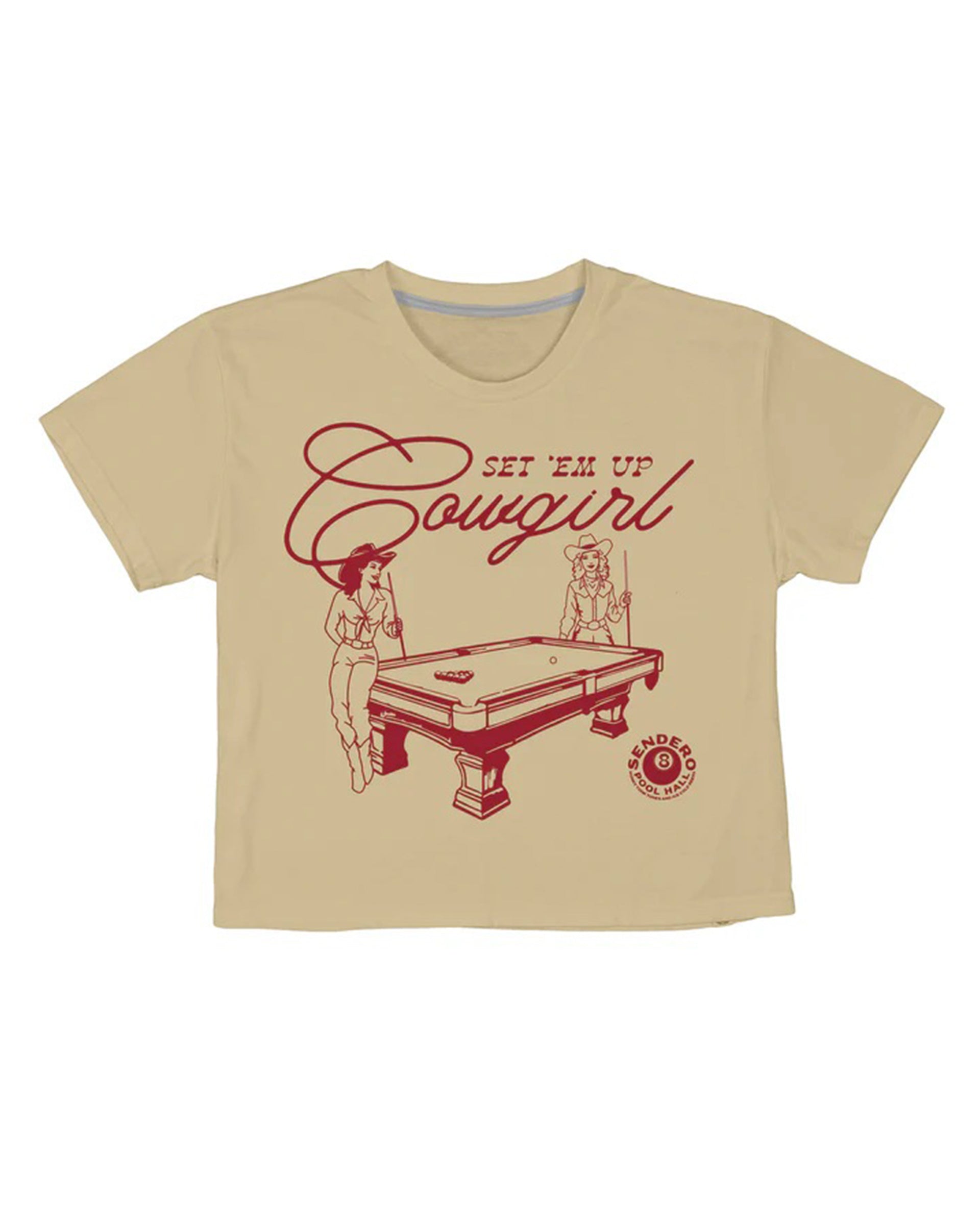 Sendero Provisions Co. Set 'Em Up Boxy Tee - Cream