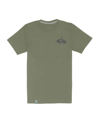 Sendero Provisions Co. Shootin' Hand Short Sleeve T-Shirt - ¡Salud! Edition - Sage