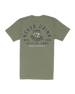 Sendero Provisions Co. Shootin' Hand T-Shirt - Sage