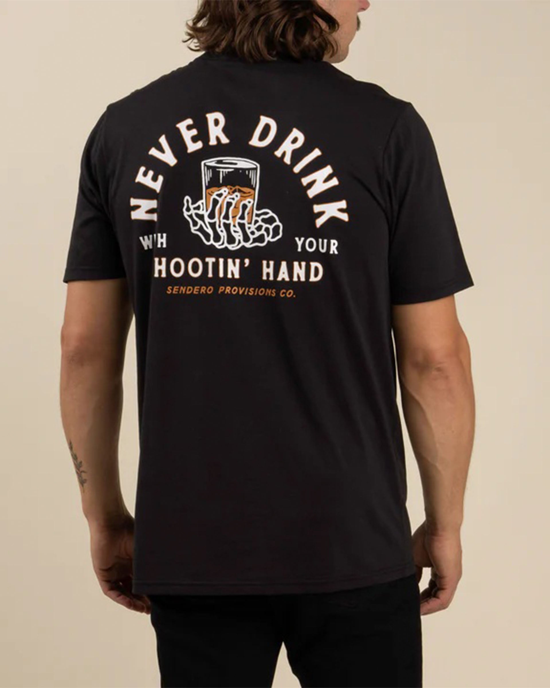 Sendero Provisions Co. Shootin' Hand Short Sleeve T-Shirt - Black