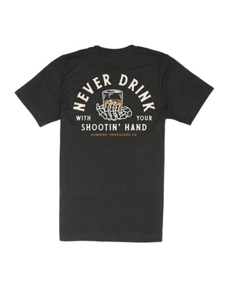 Sendero Provisions Co. Shootin' Hand Short Sleeve T-Shirt - Black