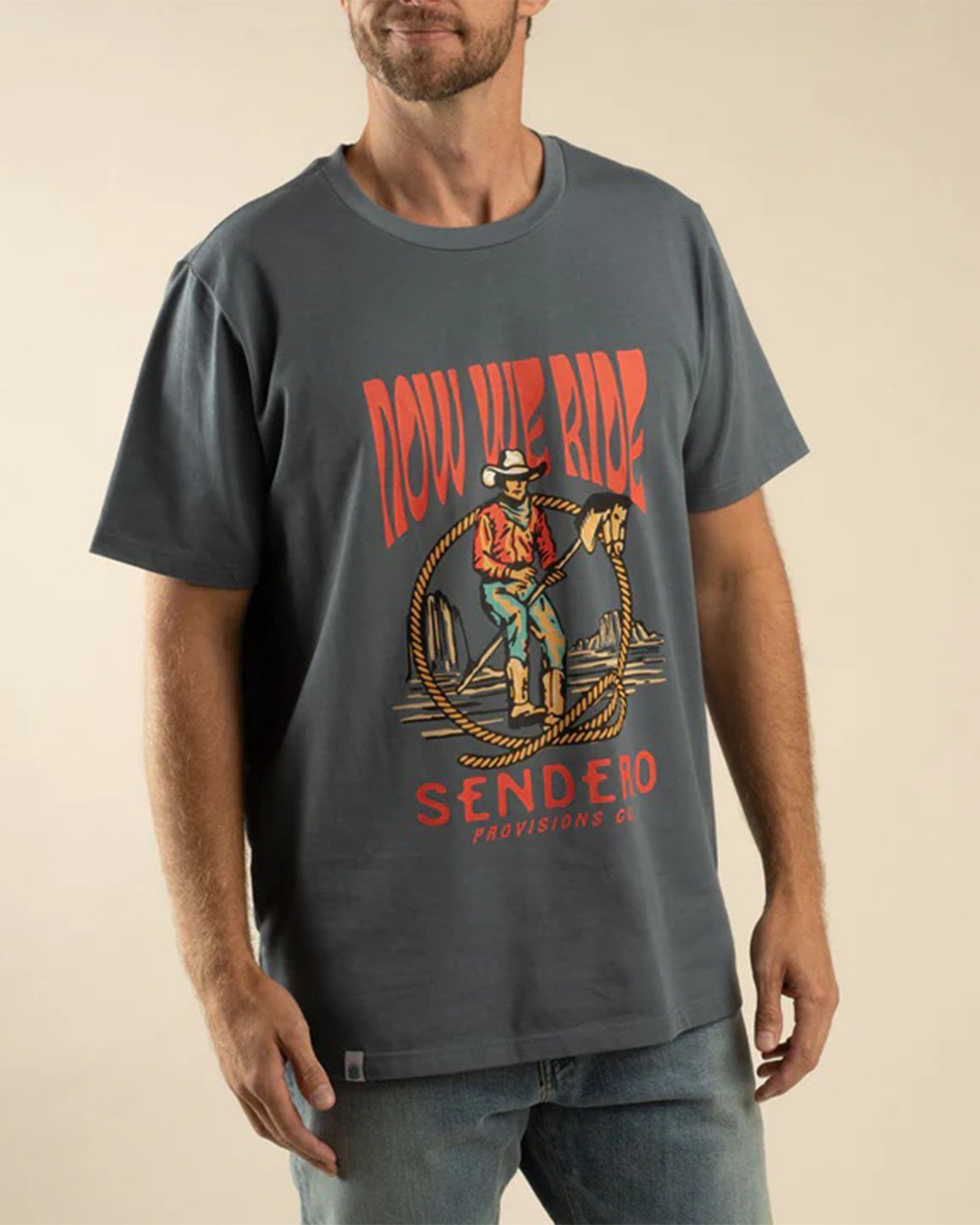 Sendero Provisions Co. Stick Horse Vintage Short Sleeve T-Shirt - Stormy Weather