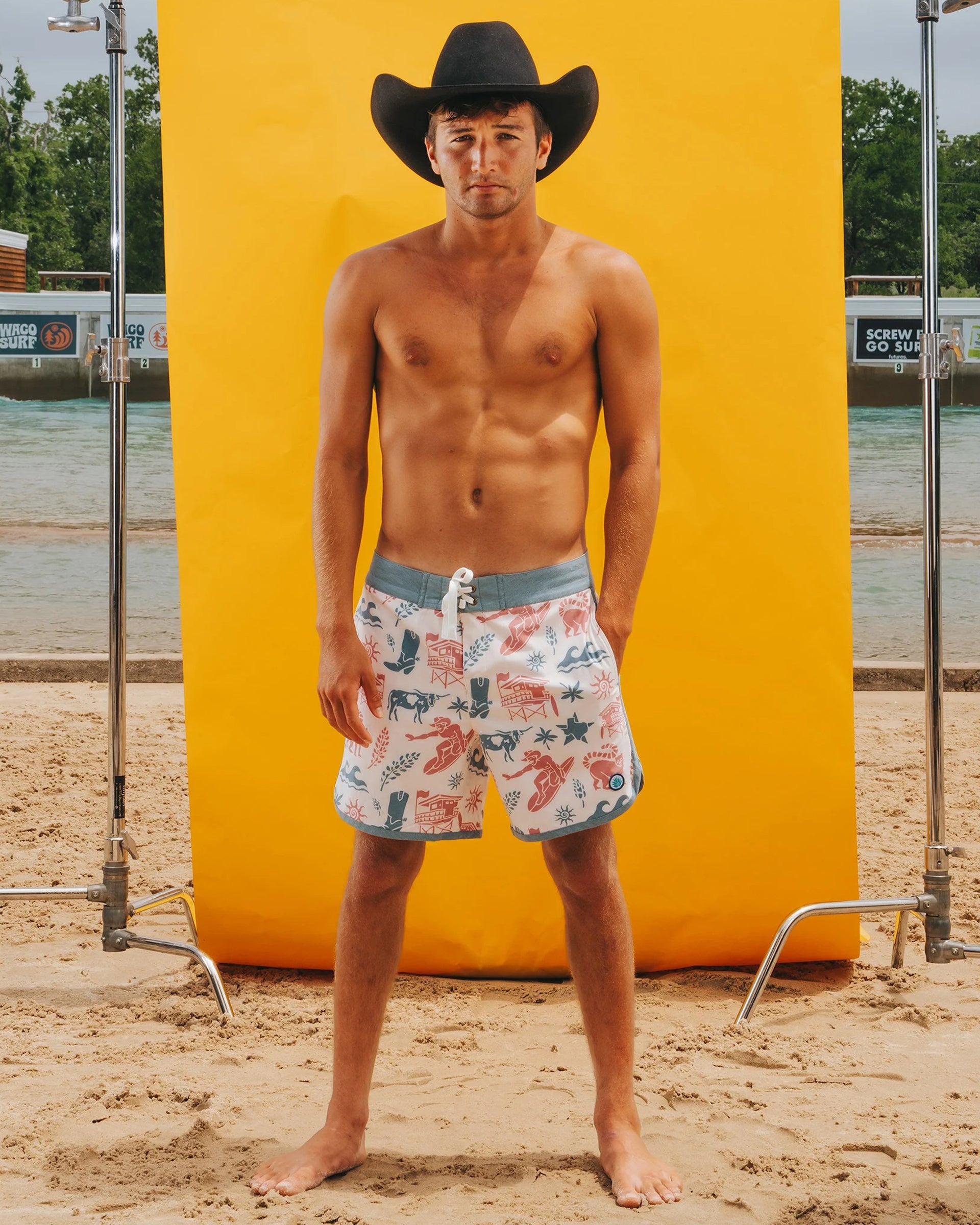 Sendero x Waco Surf Point Bar Boardshorts - Texas Surf – Jack's