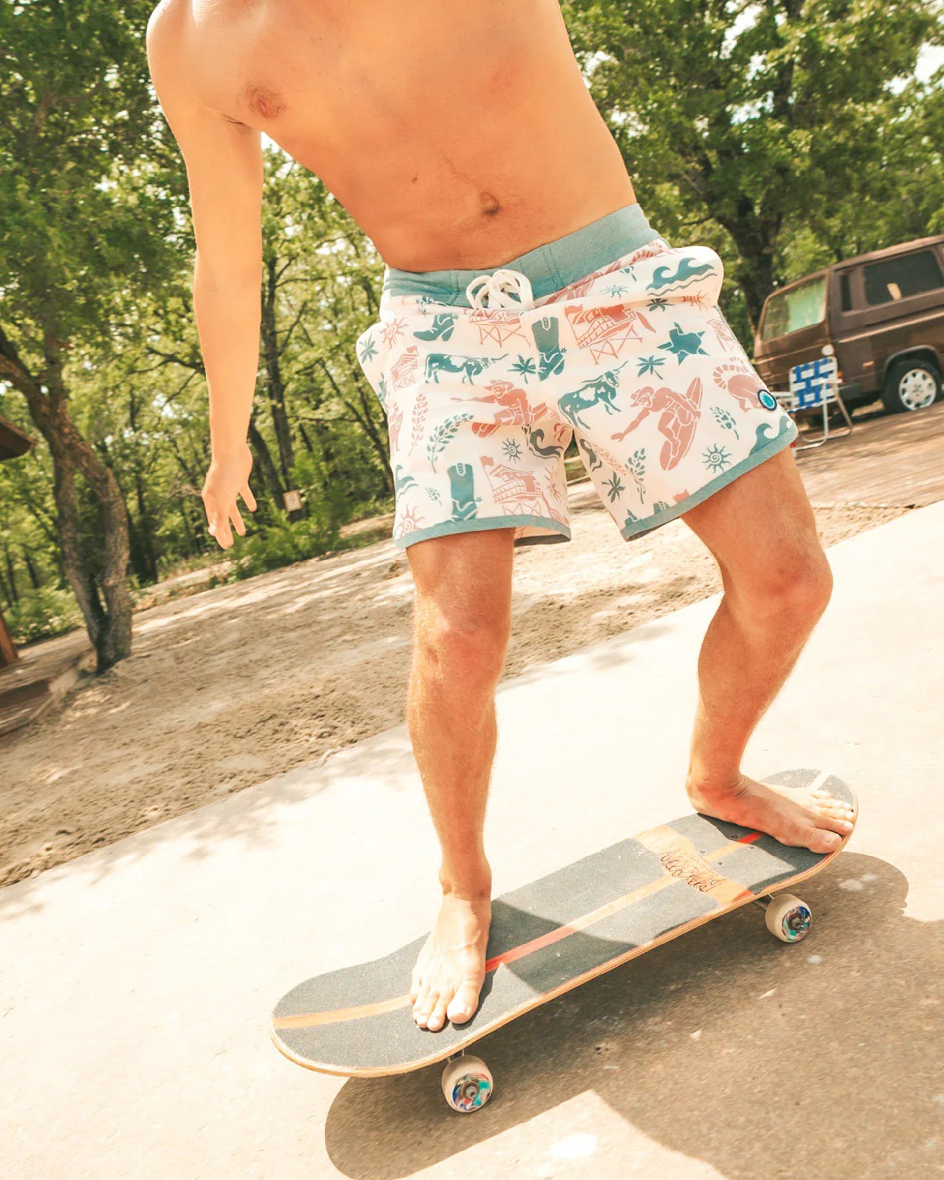 Sendero x Waco Surf Point Bar Boardshorts - Texas Surf – Jack's