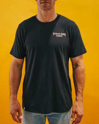 Sendero Provisions Co. x Waco Surf Texas Surf Ranger Short Sleeve T-Shirt - Black