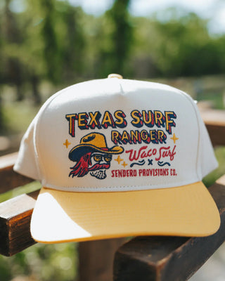 Sendero x Waco Surf Texas Surf Ranger Hat - White