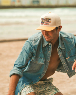 Sendero x Waco Surf Texas Surf Ranger Hat - White
