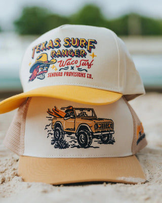 Sendero x Waco Surf Texas Surf Ranger Hat - White