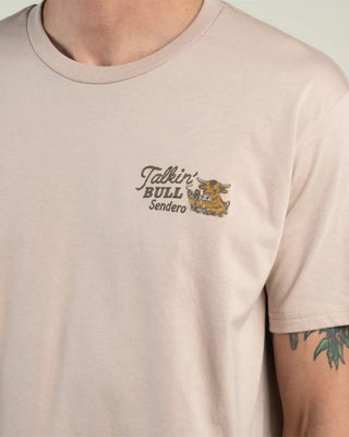 Sendero Provisions Co. Talkin' Bull Short Sleeve T-Shirt - Sand