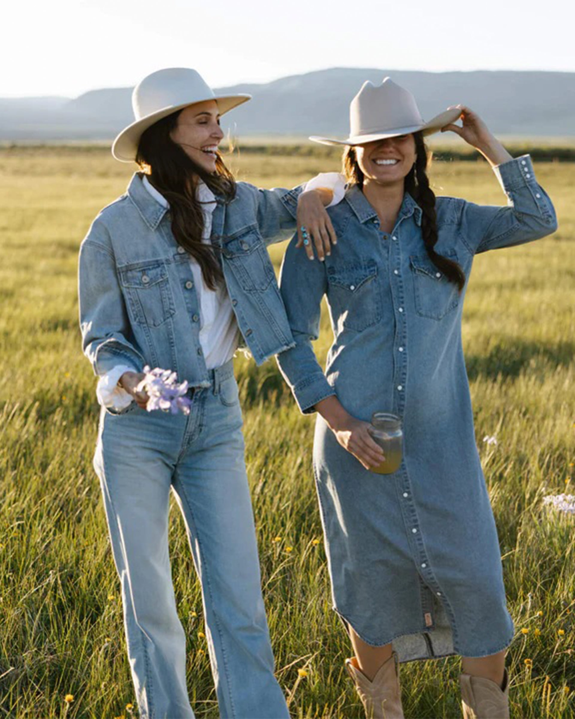 The Annie Pearl Snap Shirtdress - Classic Denim – Jack's Surfboards