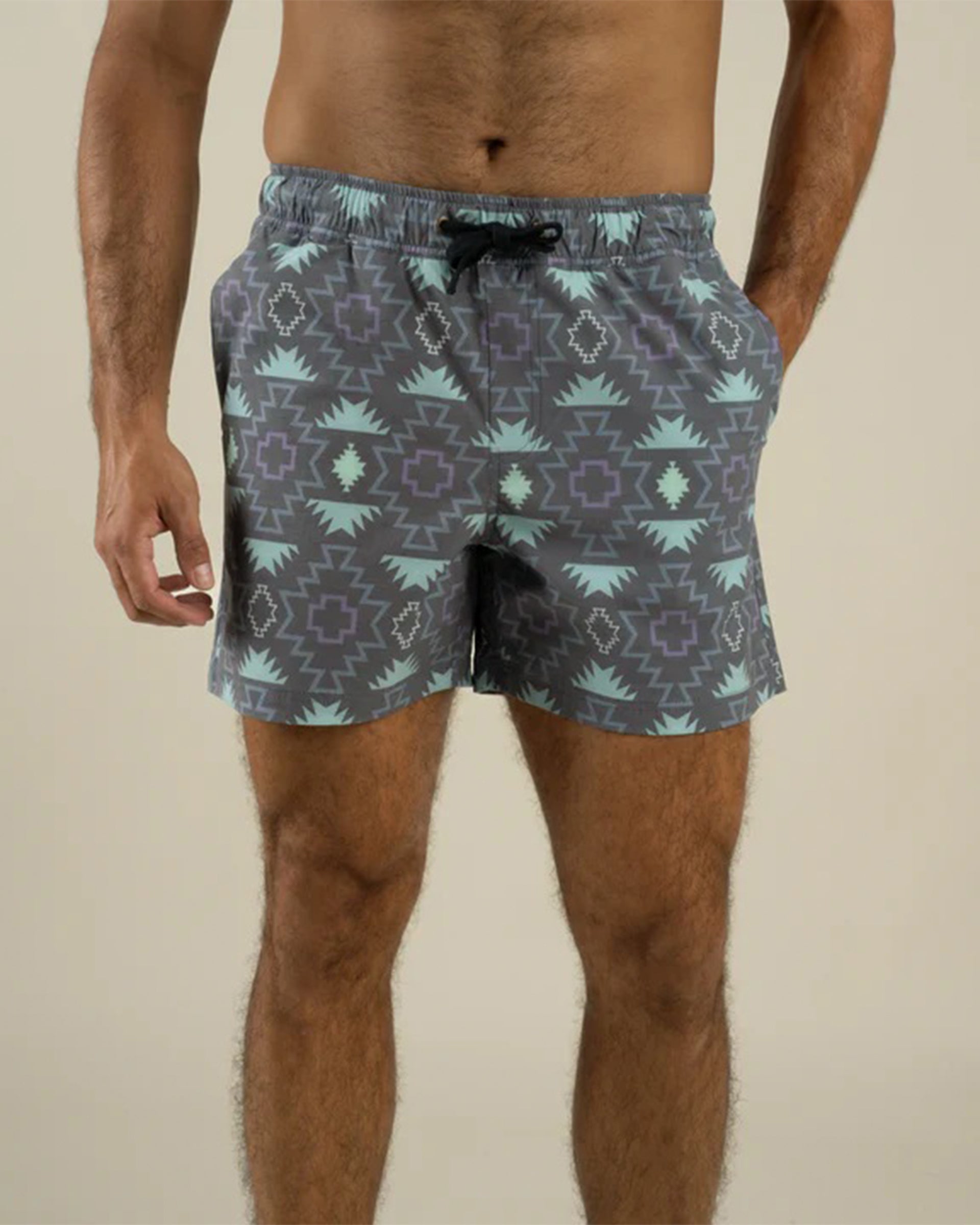 Sendero Provisions Co. The Barton Elastic Boardshort - Chevron Dark