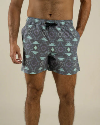 Sendero Provisions Co. The Barton Elastic Boardshort - Chevron Dark