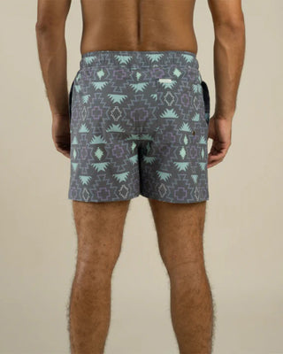 Sendero Provisions Co. The Barton Elastic Boardshort - Chevron Dark