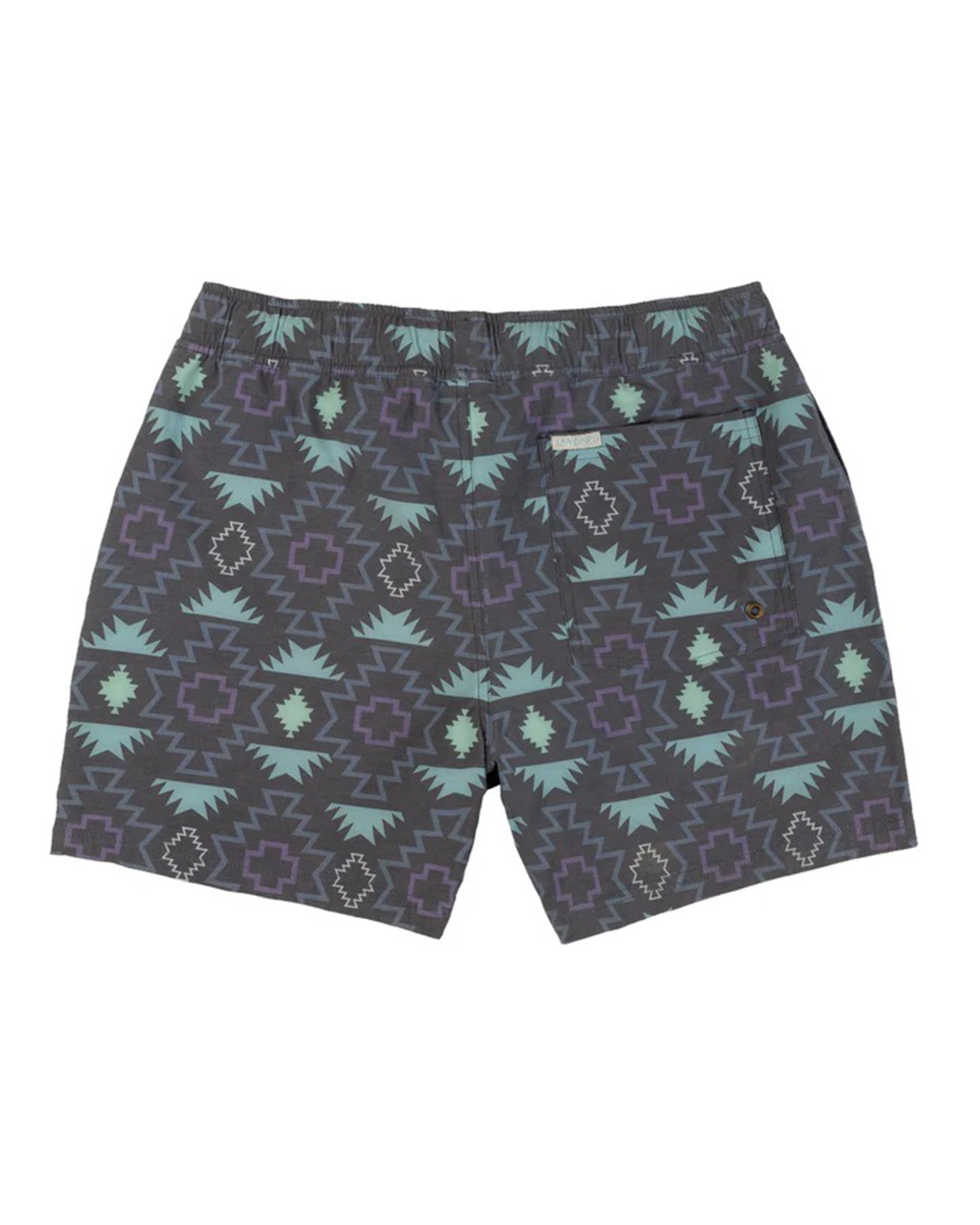 Sendero Provisions Co. The Barton Elastic Boardshort - Chevron Dark
