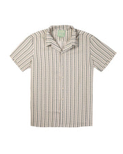 Sendero Provisions Co. The Padre Short Sleeve Shirt - Serape Stripe Teal