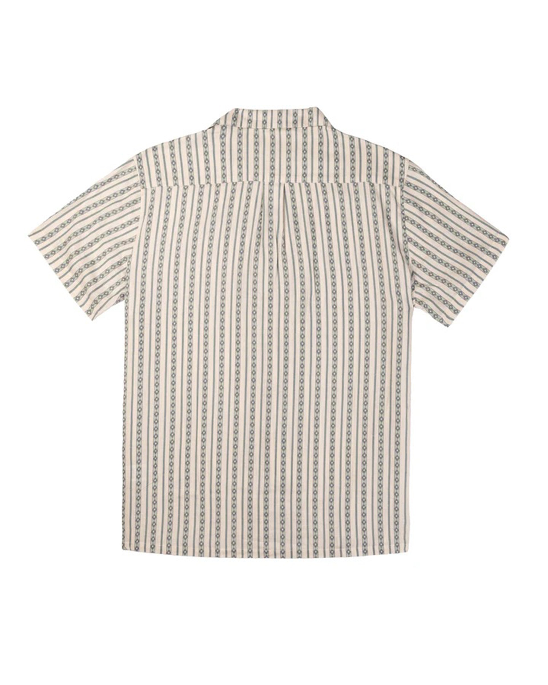 Sendero Provisions Co. The Padre Short Sleeve Shirt - Serape Stripe Teal