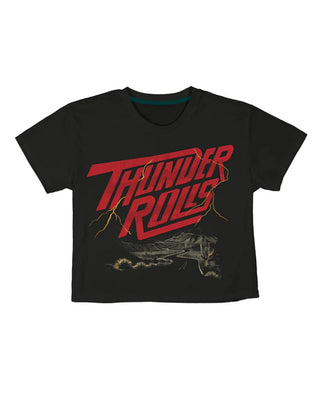 Sendero Provisions Co. Women's Thunder Rolls Boxy Tee - Vintage Black