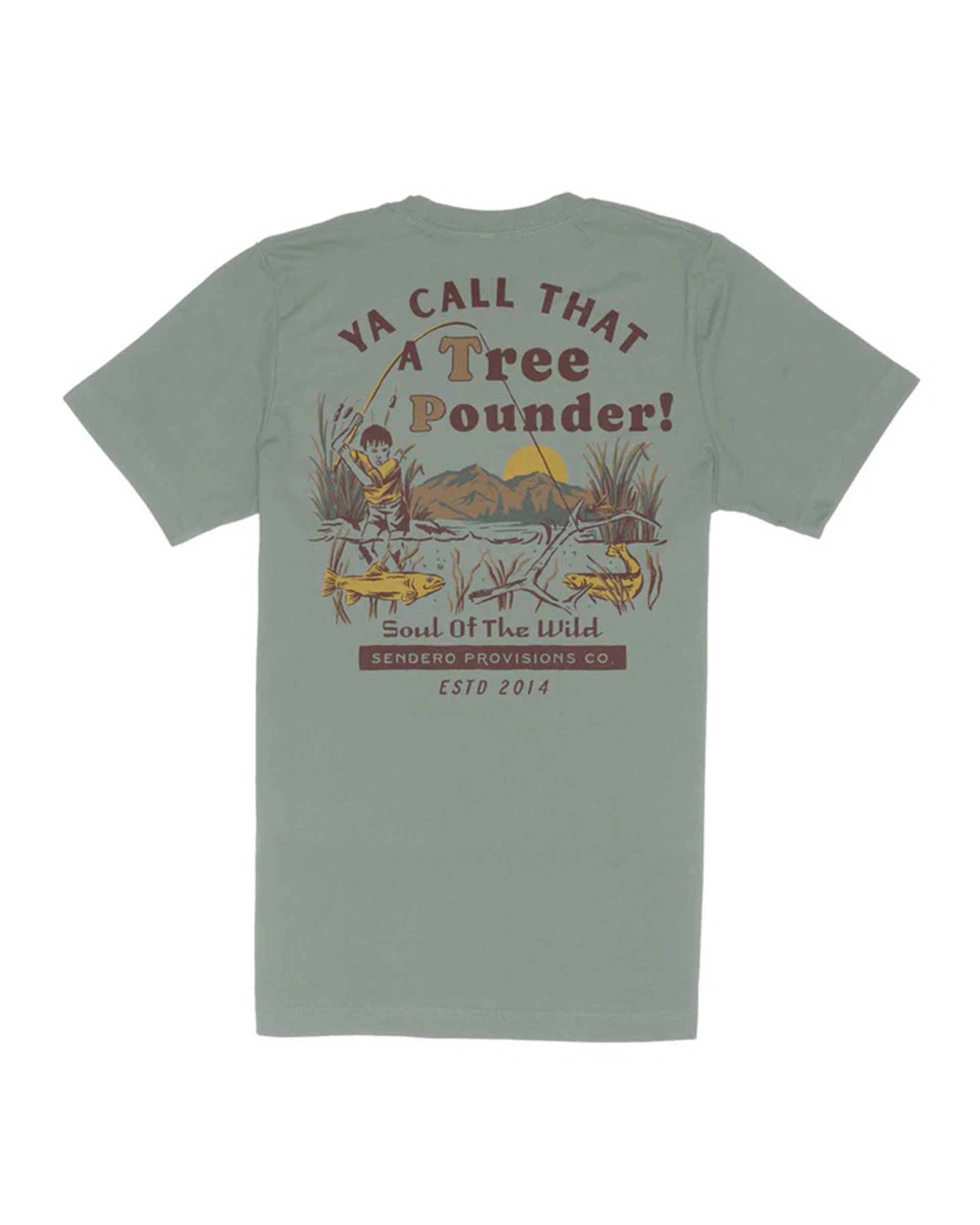 Sendero Provisions Co. Tree Pounder Short Sleeve T-Shirt - Laguna