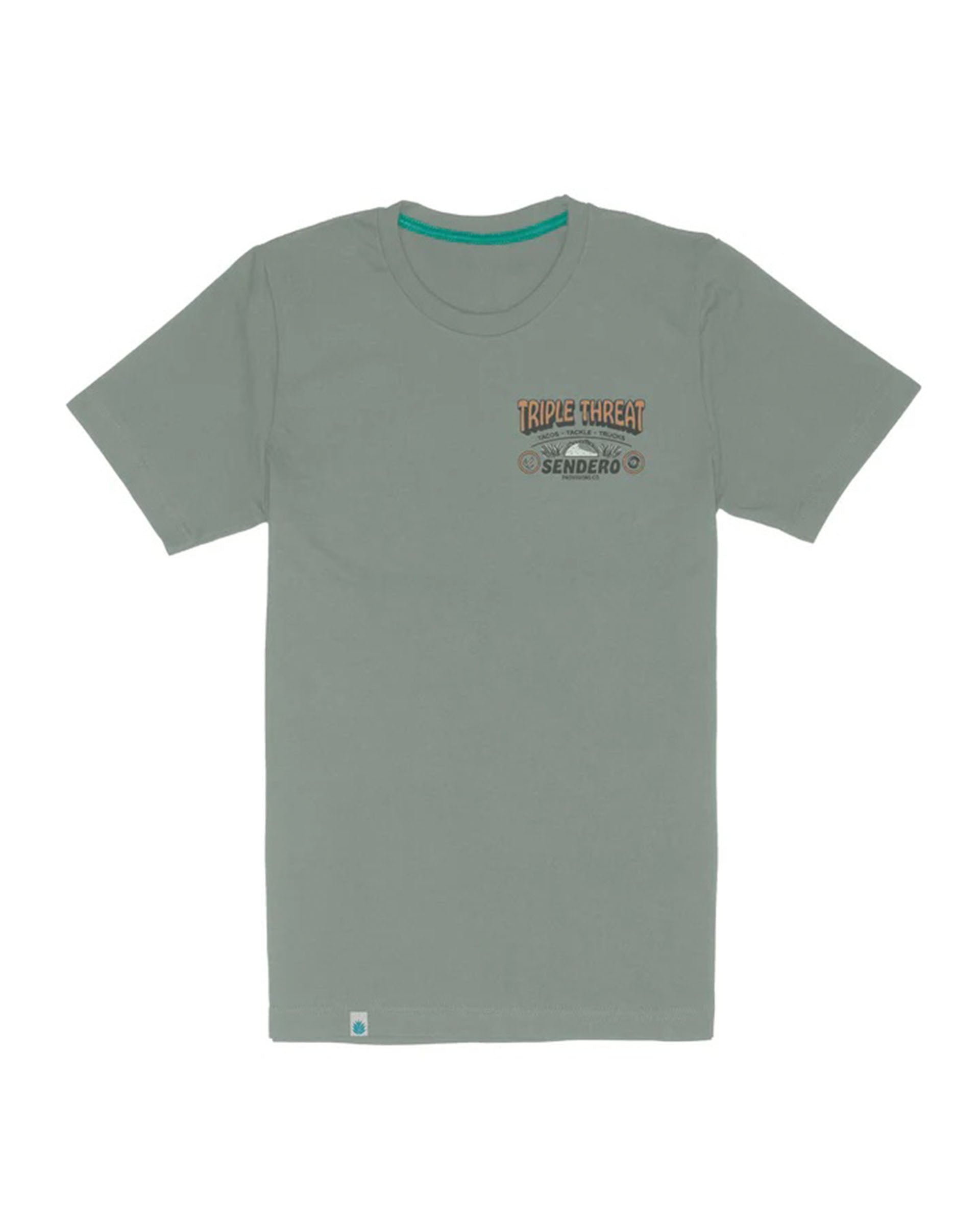 Sendero Provisions Co. Triple Threat Short Sleeve T-Shirt - Laguna
