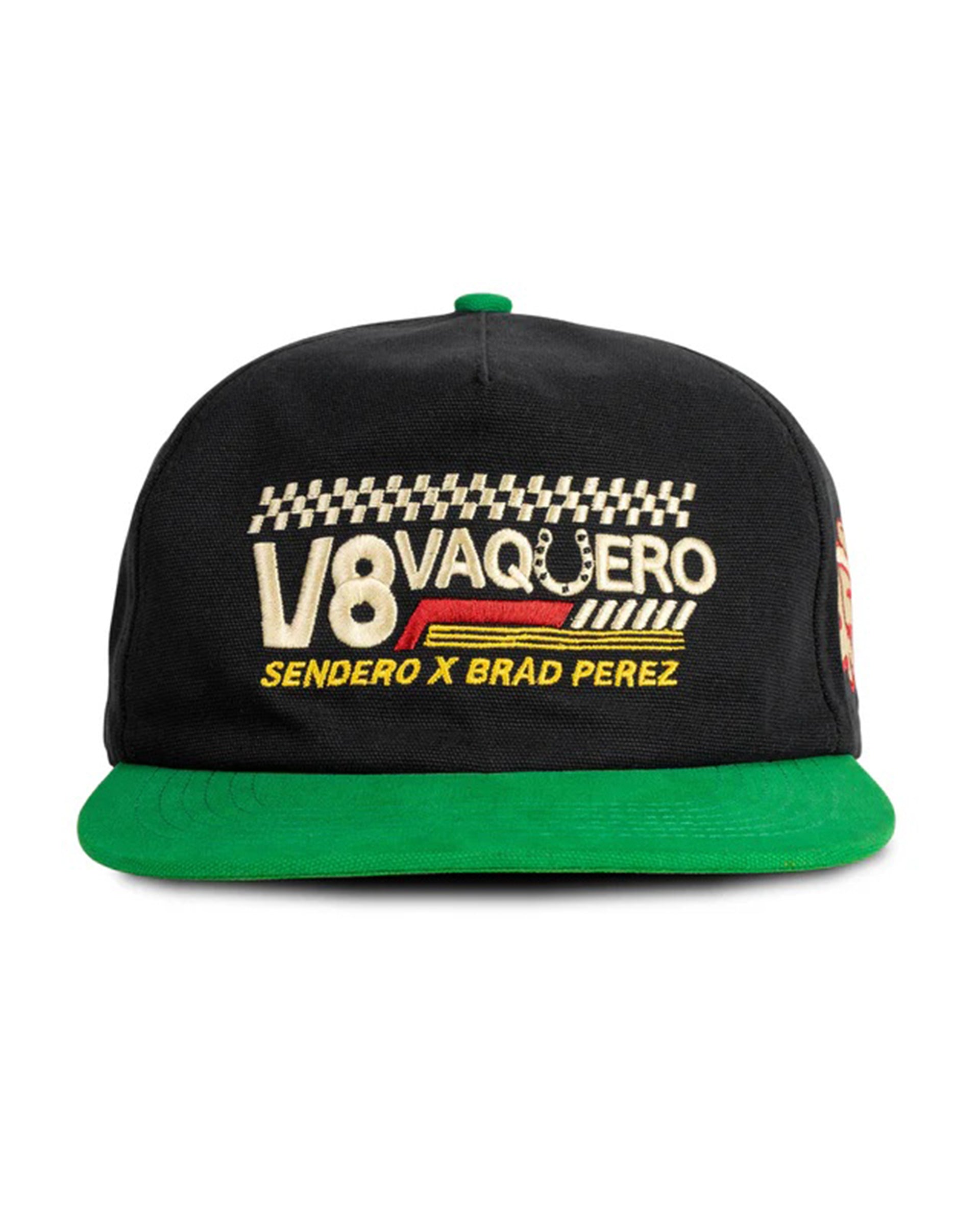 V8 Vaquero Hat - Black/Green
