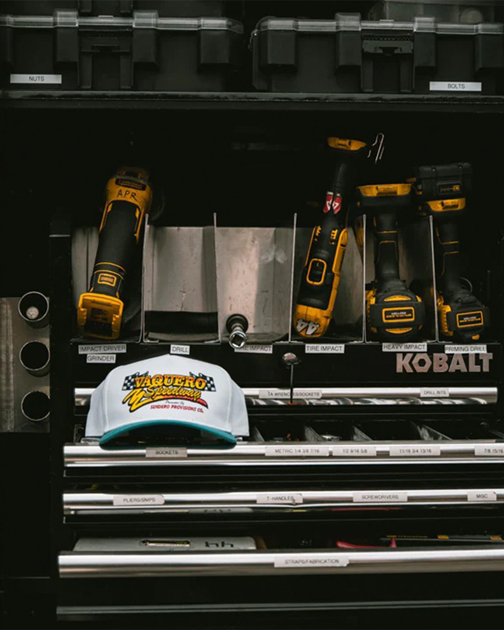 Sendero Provisions Co. Brad Perez x Sendero Vaquero Speedway Hat - White