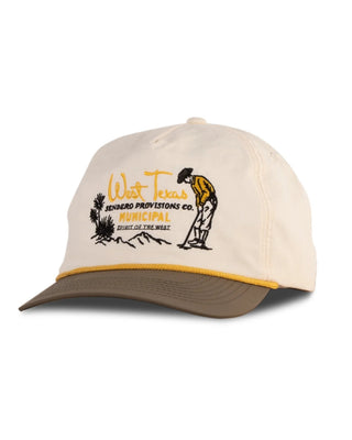 Sendero Provisions Co. West Texas Municipal Hat - Cream/Brown