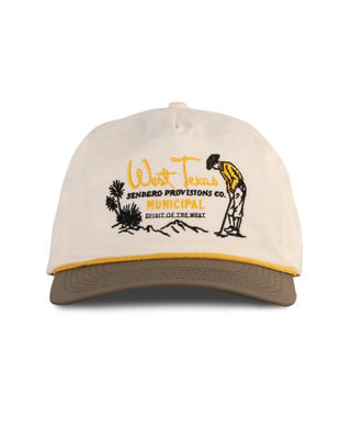 Sendero Provisions Co. West Texas Municipal Hat - Cream/Brown