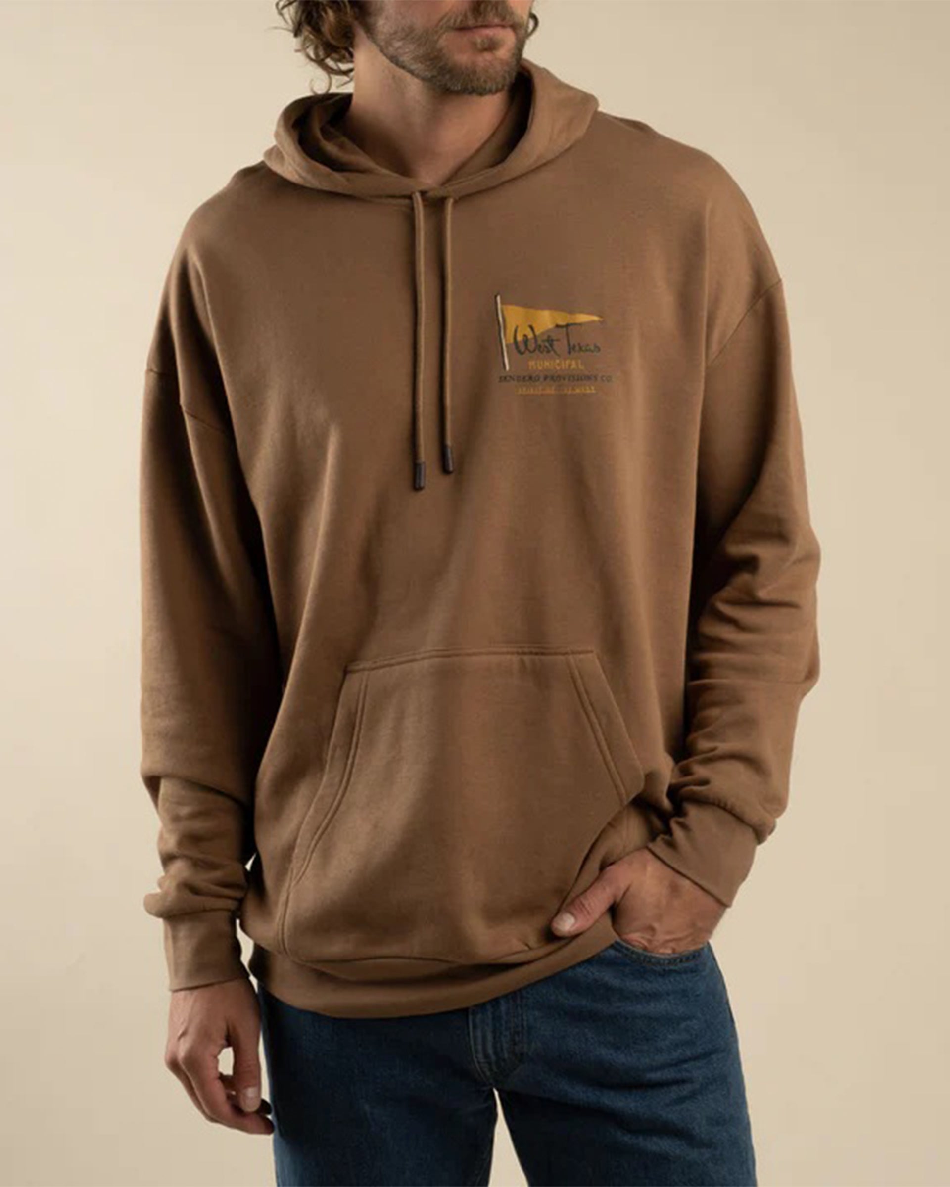 West Texas Municipal Hoodie - Light Brown – Jack's Surfboards