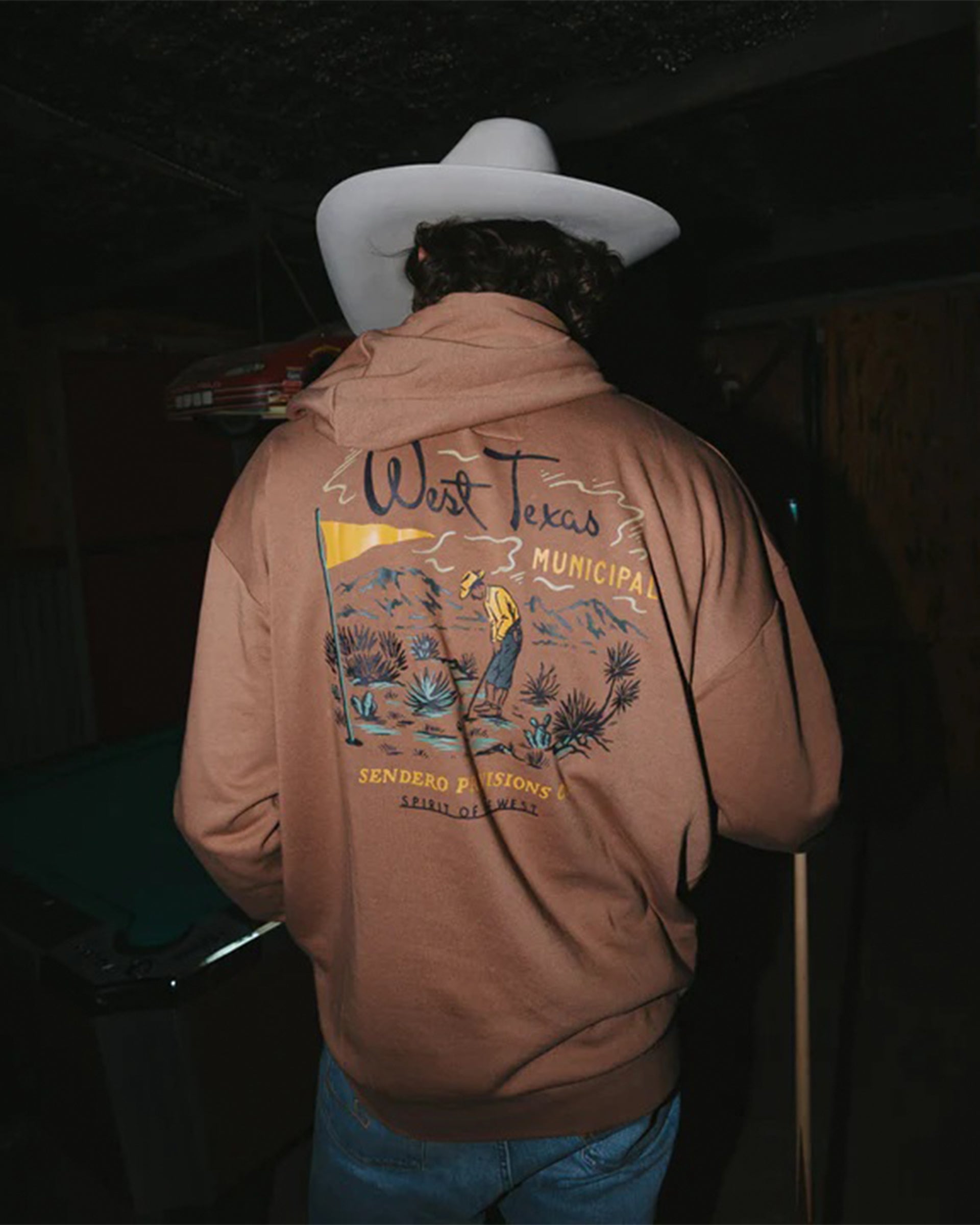 West Texas Municipal Hoodie - Light Brown – Jack's Surfboards