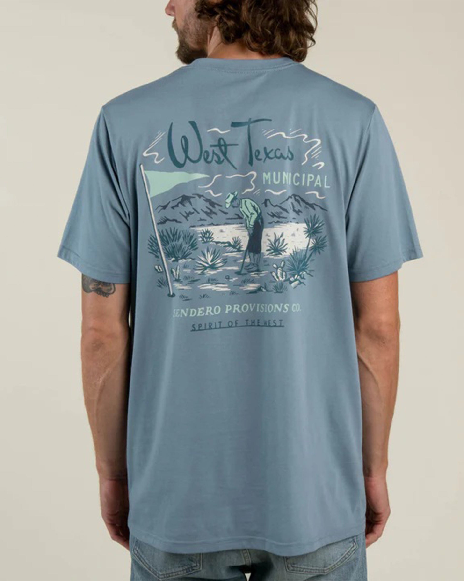 Sendero Provisions Co. West Texas Municipal Short Sleeve T-Shirt - Citadel
