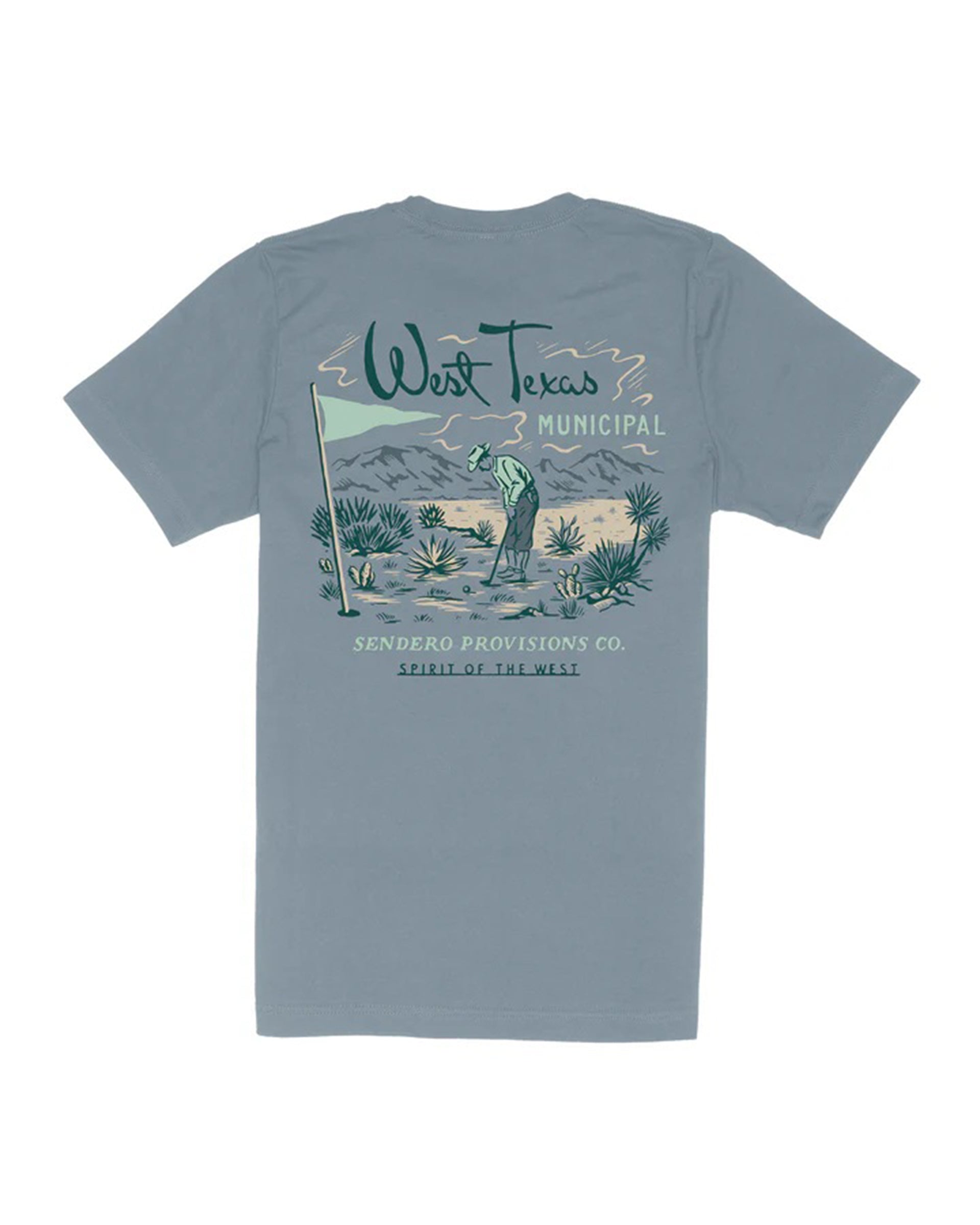 Sendero Provisions Co. West Texas Municipal Short Sleeve T-Shirt - Citadel