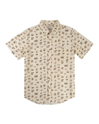 Sendero Provisions Co. Whataburger x Sendero City Slicker Short Sleeve Shirt - Hamburguesa Print