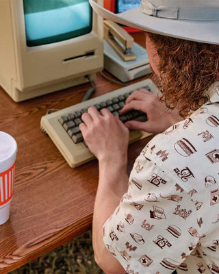 Sendero Provisions Co. Whataburger x Sendero City Slicker Short Sleeve Shirt - Hamburguesa Print
