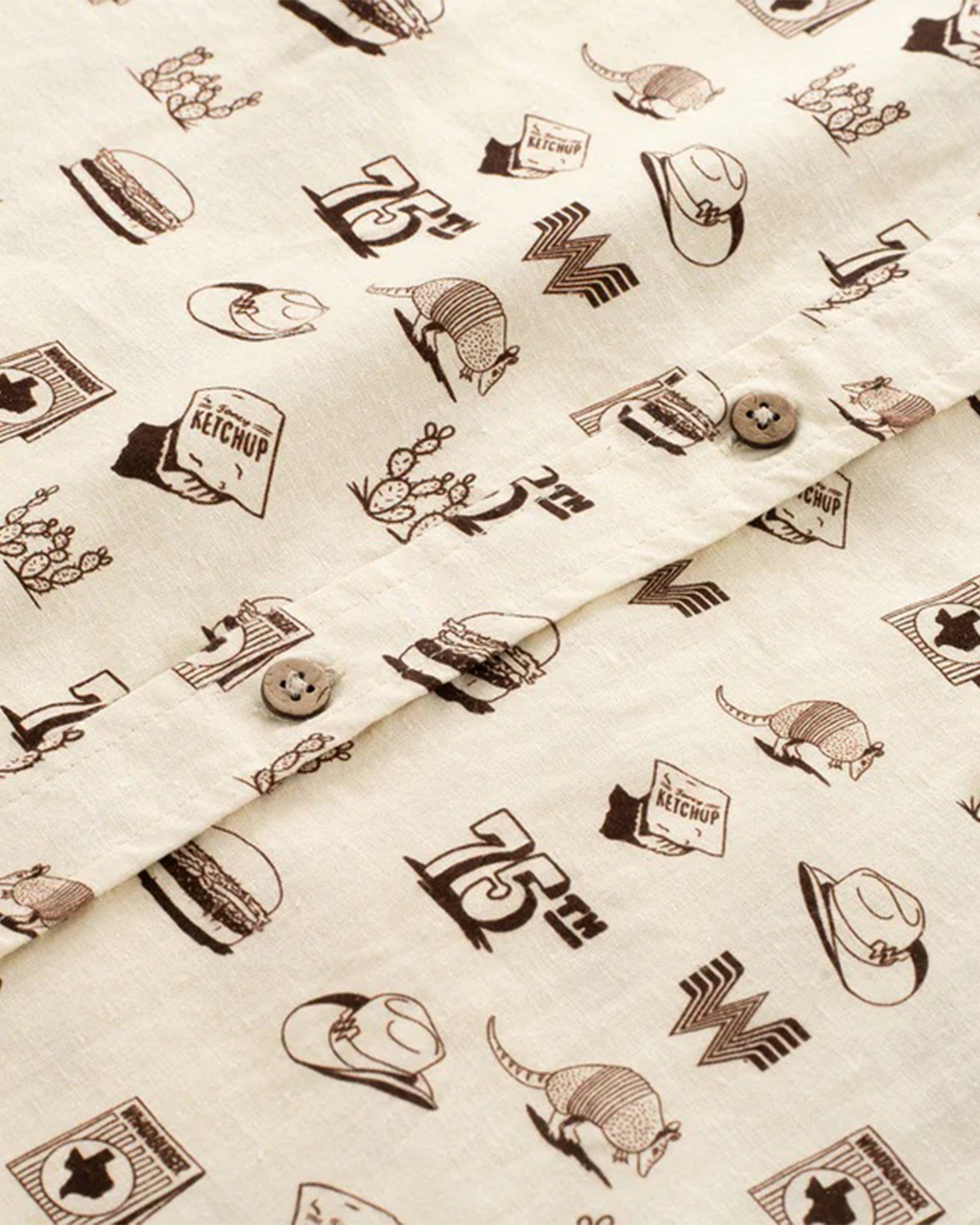 Sendero Provisions Co. Whataburger x Sendero City Slicker Short Sleeve Shirt - Hamburguesa Print