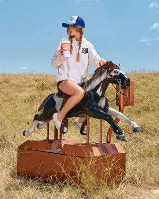 Sendero Provisions Co. Whataburger x Sendero Whatarodeo Hoodie - Vintage White