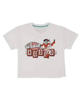 Sendero Provisions Co. Women's Whataburger x Sendero WhataRodeo Boxy Tee - Vintage White