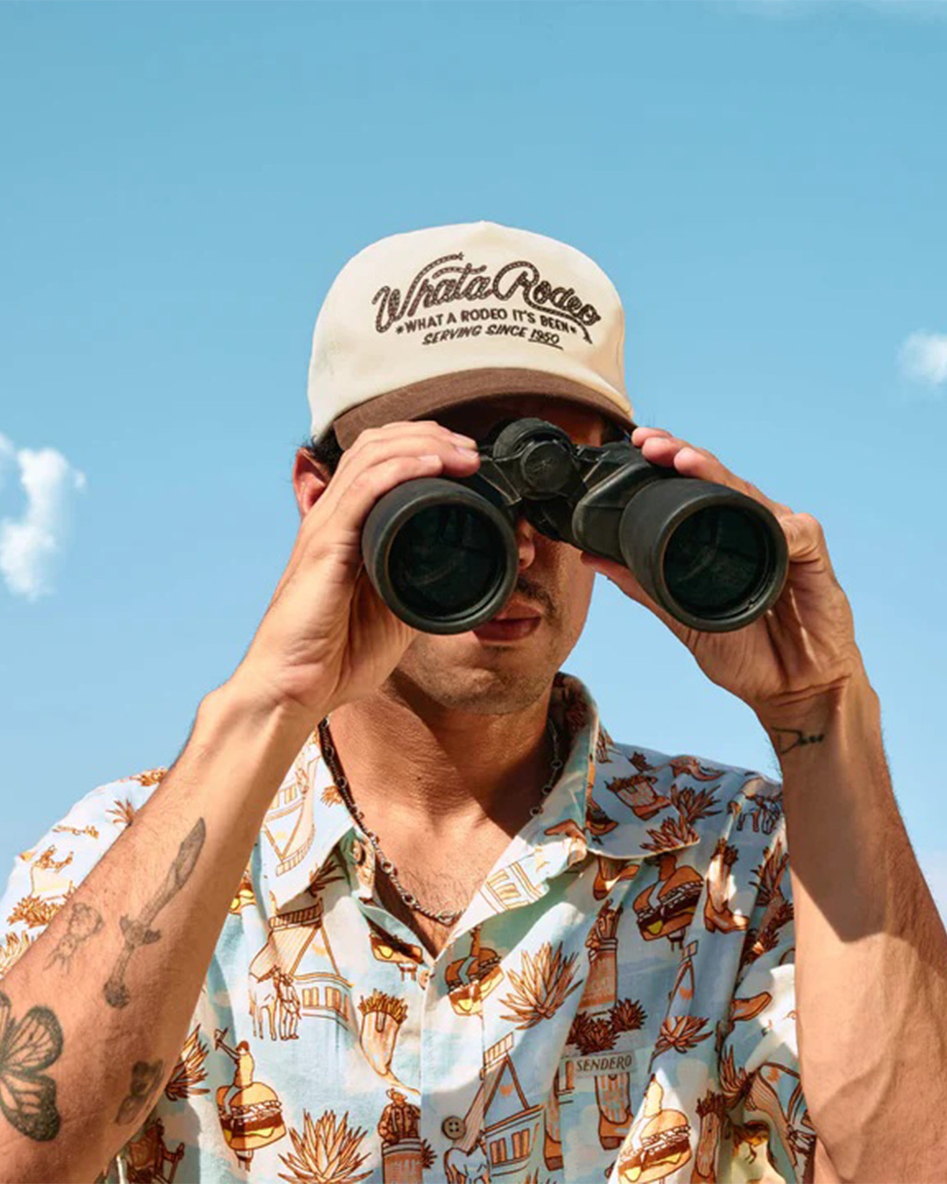 Whataburger x Sendero WhataRodeo Hat - White/Brown