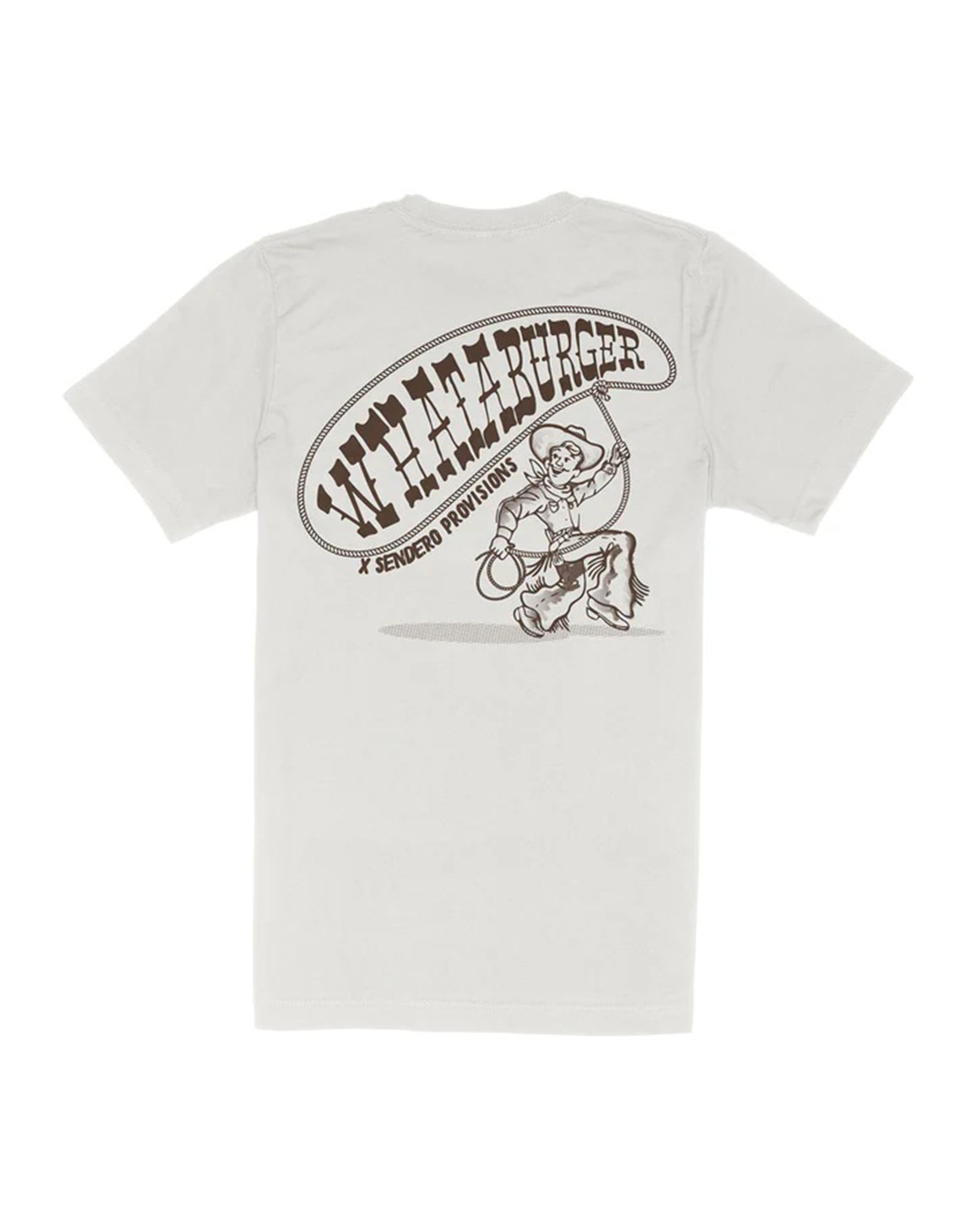 Sendero Provisions Co. Whataburger x Sendero WhataRopin' Short Sleeve T-Shirt - Vintage White