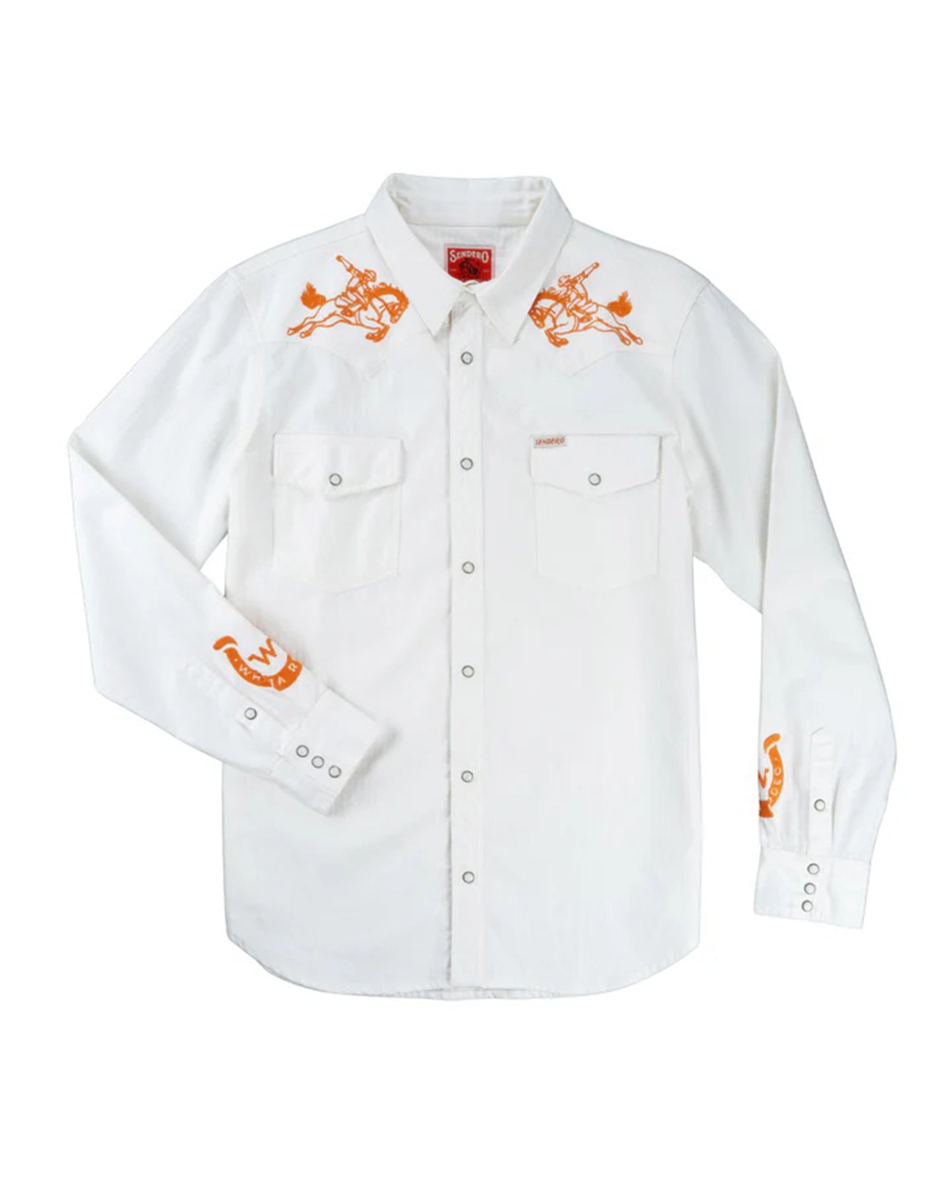 Sendero Provisions Co. Whataburger x Sendero The Wyatt Pearl Snap L/S Embroidered Shirt - WhataRodeo
