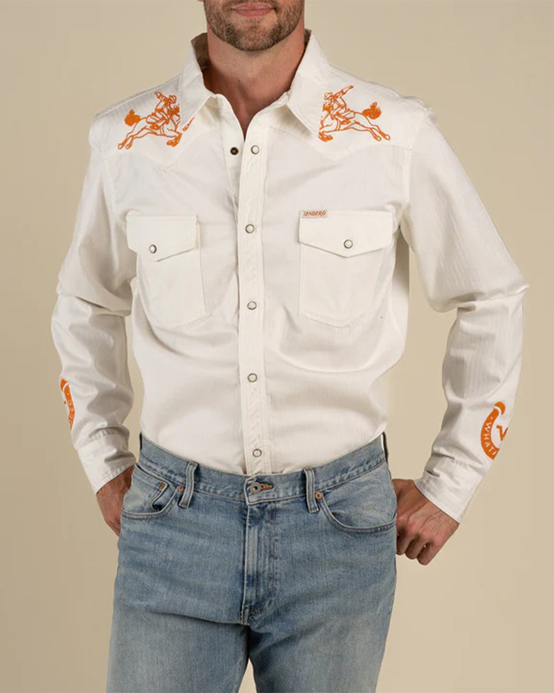 Sendero Provisions Co. Whataburger x Sendero The Wyatt Pearl Snap L/S Embroidered Shirt - WhataRodeo
