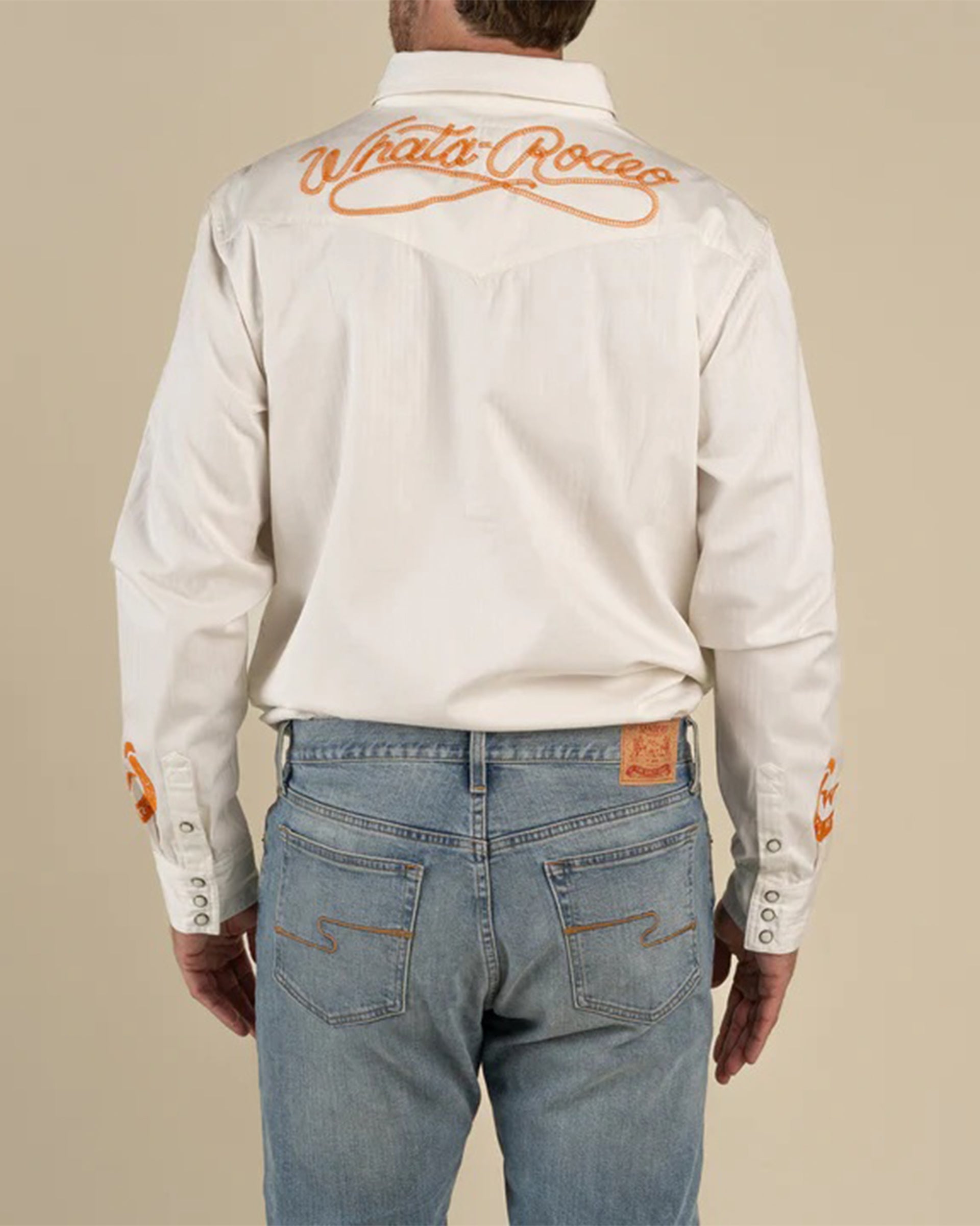 Whataburger x Sendero The Wyatt Pearl Snap L/S Embroidered Shirt